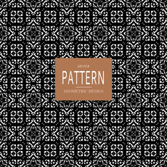 Geometric ornamental vector pattern. Seamless design.