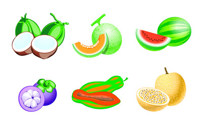 set of fruits