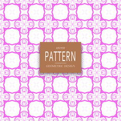 Geometric ornamental vector pattern. Seamless design.