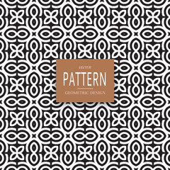 Geometric ornamental vector pattern. Seamless design.