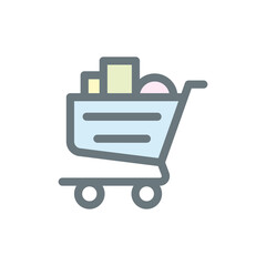 Shopping cart icon vector design templates