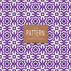 Geometric ornamental vector pattern. Seamless design.