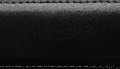 Luxury black leather texture surface background