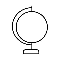 geography tool icon, line style