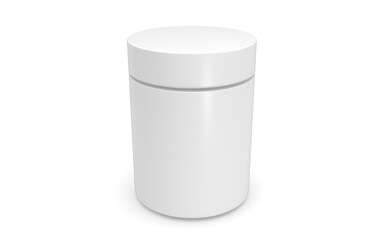 3d bottle mockup on white background