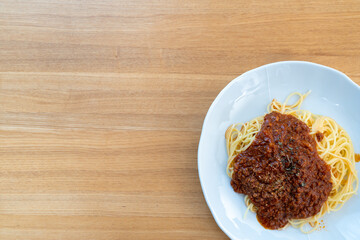 スパゲティー　ミートソース