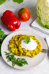 Image with cabbage waffles.