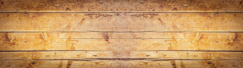 Fototapeta na wymiar old brown rustic dark wooden texture - wood background panorama long banner