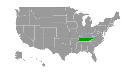 Tennessee Locate Map