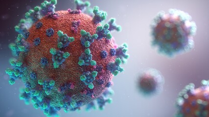Fototapeta na wymiar Coronavirus image