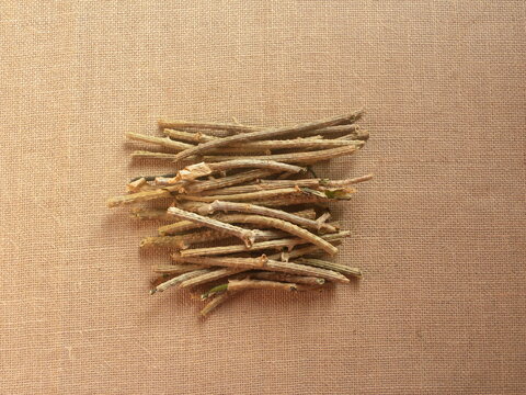 Brown color Giloy or Tinospora cordifolia stems