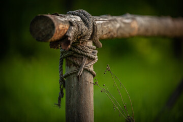 barbed wire fence
