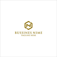 Fototapeta premium Unique letter NC or CN logo for update professional business such as consulting, financial, capital ventures, accounting, advertising and marketing, investments, lawyer and real estate.