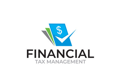 Illustration graphic vector of Accounting Tax management logo design template