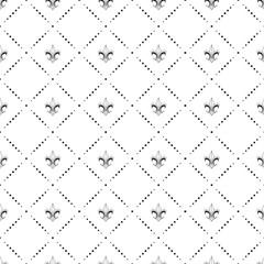 Fleur de lys classic seamless pattern