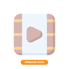 video marketing icon pack isolated on white background. for your web site design, logo, app, UI. Vector graphics illustration and editable stroke. EPS 10.