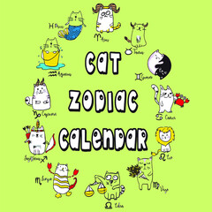 Vector Design for cute cats textiles etc. written.eps