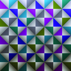 Abstract geometric background. Multicolored triangles that create a background.