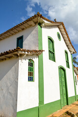 Ancient christian church located at a historical village of Brazil called São Bartolomeu.
