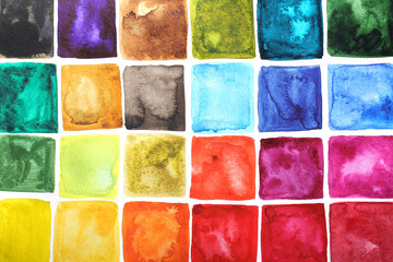 the background image on the canvas with strokes of paint	