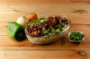 green salad with vegetables