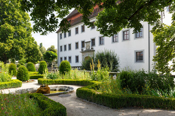 Schloßgarten des Schlosses Geislingen der Stadt Geislingen im Zollernalbkreis