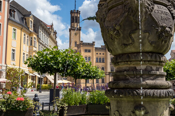 Brunnen am Marktplatz vo Zittau