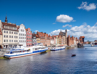 Skyline von Danzig in Polen