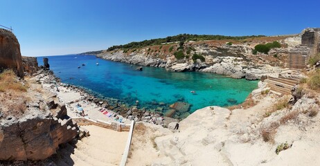 Santa Cesarea Terme - Panoramica della Spiaggia di Miggiano