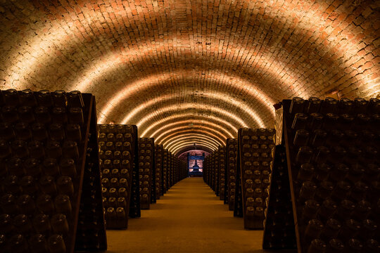 Vienna, Austria: Wine Cellar Of Schlumberger Winery