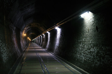 Interior view of the beautiful Old Caoling Tunnel