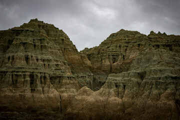 Fototapeta na wymiar John Day Fossil Beds National Monument Mountains and Rock Features