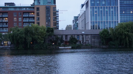 building in the river