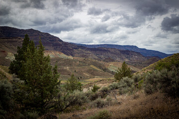 John Day Fossil Beds National Monument Mountains and Rock Features