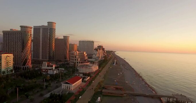 sunset in hong kong batumi
