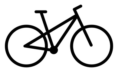 Bicycle icon. Vector, illustration