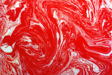 Photographs of Splash paint.Closeup abstract color mixing of water, acrylic,oil and milk for use as background image. Acrylic texture with marble or ocean pattern, multi color background photo