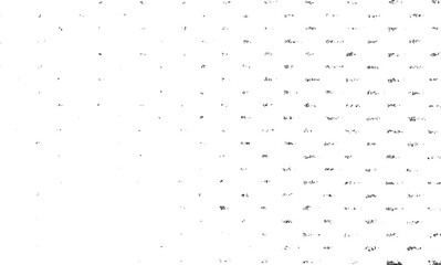 Rough, irregular texture composed of monochrome geometric elements. Overlay distressed grunge background. Abstract vector illustration. Isolated on white background. EPS10