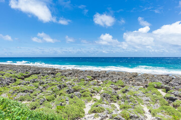 Beautiful coastal scenery at the southernmost tip of Taiwan, Pingtung Town, Taiwan