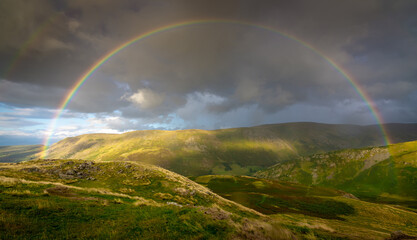 Summer Rainbow in the English Lake District