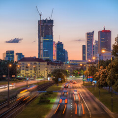 Warsaw Skyline - Business Skyscrapers - 367010499