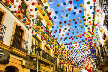 Ronda, Spain - September 06, 2015: Feria season in Andalusia celebrating spectacular Pedro Romero...