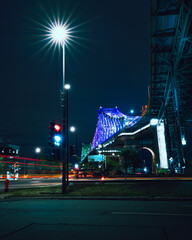 bridge at night montreal night photography