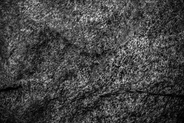 Black white monochrome granite texture. Stone background