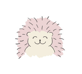 Creative design of funny hedgehog