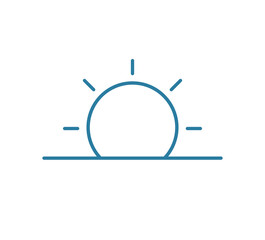 Fototapeta premium Creative design of sun symbol