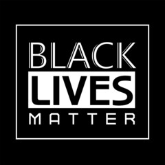 Black Lives Matter. Design of Banner. Vector logo set Illustration.