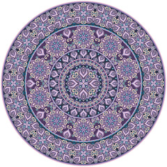 Vector ornament vintage ethnic round illustration