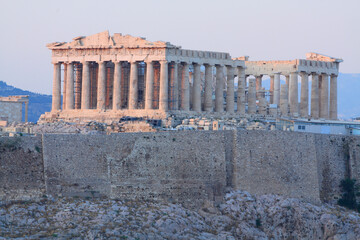  Parthenon on Acropolis hill in the afternoon 