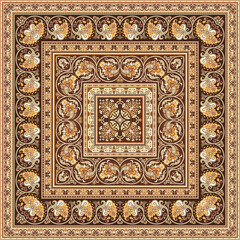 Vector decorative ethnic ornamental illustration